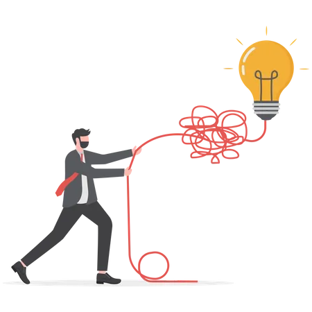 Simplify complex business idea  Illustration