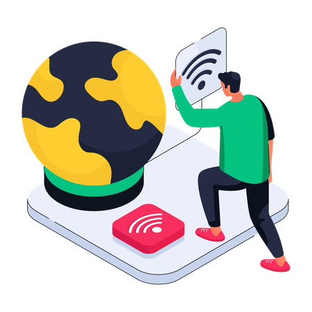 Sinal wi-fi  Illustration