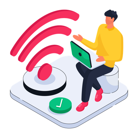 Sinal wi-fi  Illustration