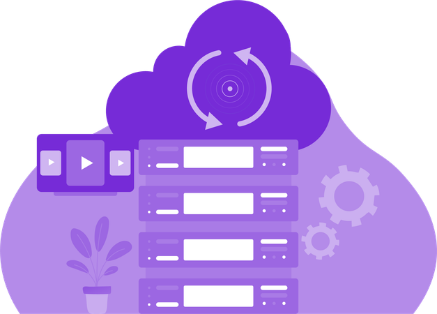 Sincronización y desarrollo de servidores de datos  Ilustración