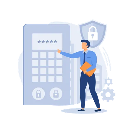 Sistema de control de acceso  Ilustración