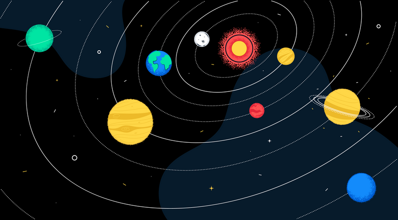 Sistema solar  Ilustración