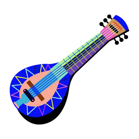 Sitar  Illustration