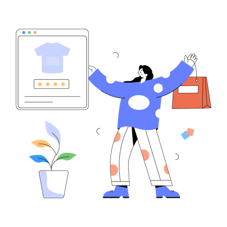 Site de compras  Illustration