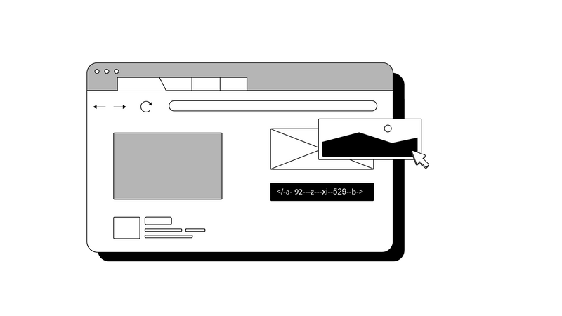 Site Web ui ux  Illustration