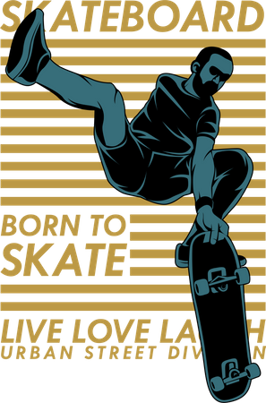 Skate  Ilustração