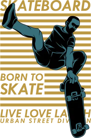 Skate  Ilustração