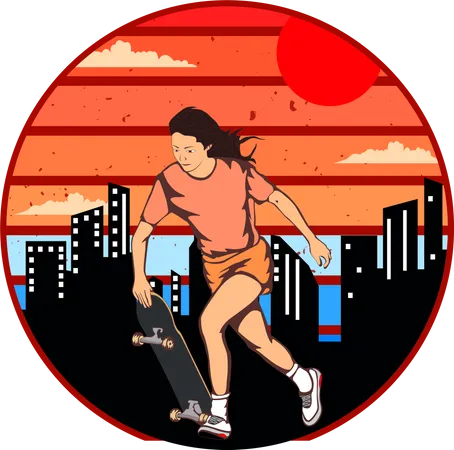 Skate Sport  Illustration