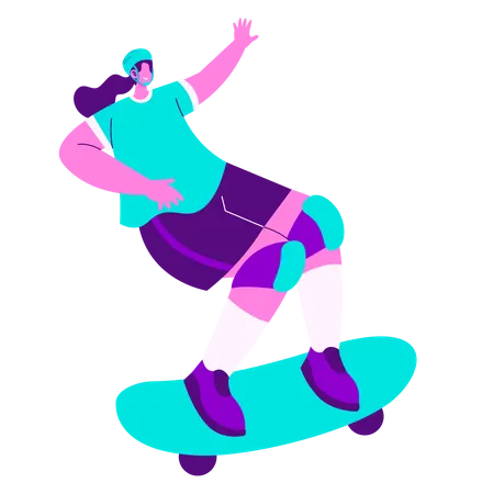 Skateboarder  Illustration