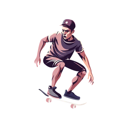 Skateboarding  Illustration