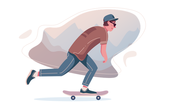 Skater Illustration