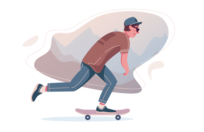 Skater  Illustration