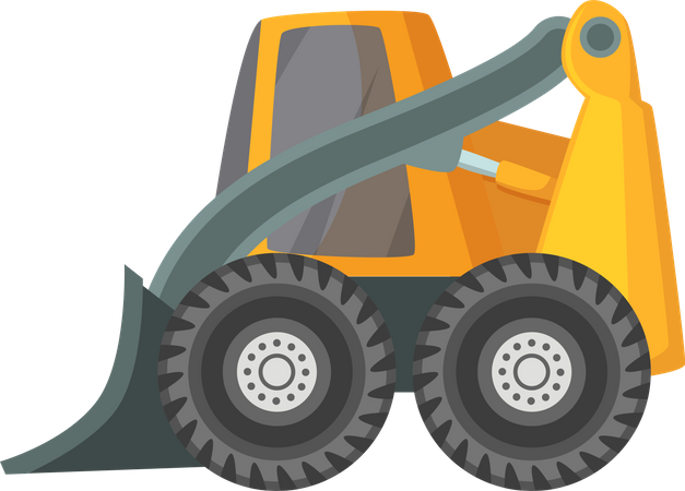 Skid Steer  Illustration