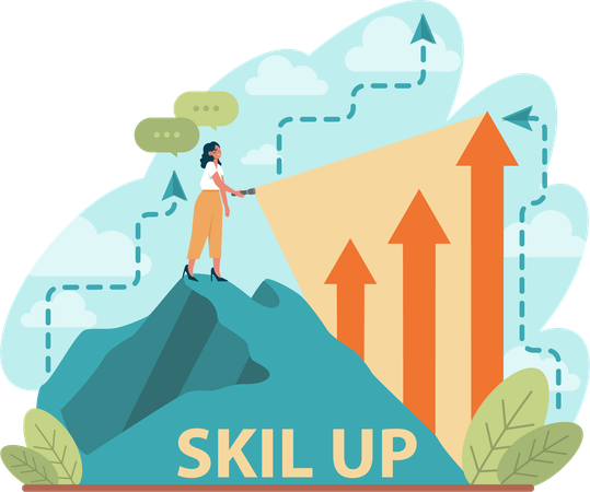 Skill up  Illustration