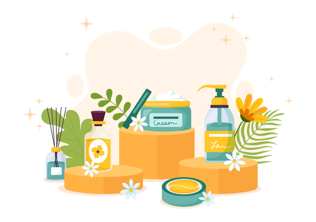 Skin Care Product  Illustration