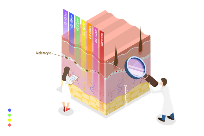 Skin Treatment  Illustration