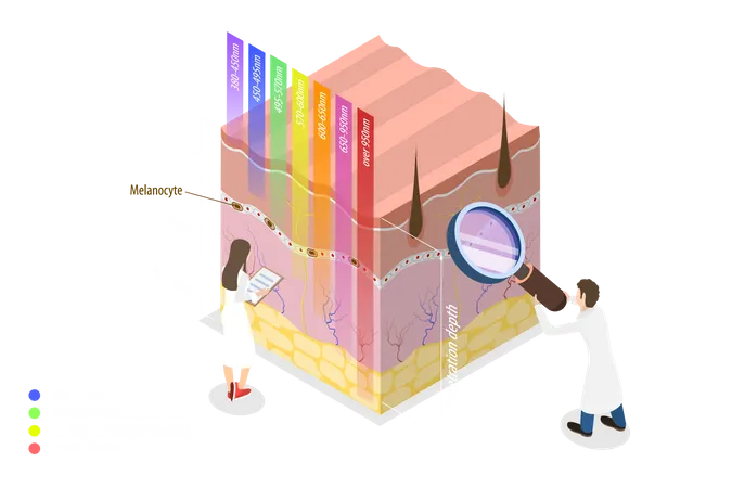 Skin Treatment  Illustration