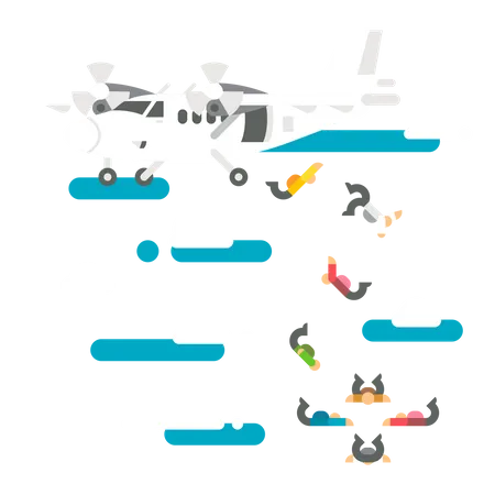 Skydive  Illustration
