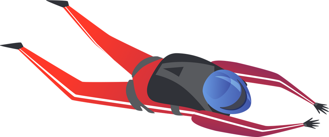 Skydiving Illustration