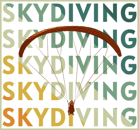 Skydiving  Illustration