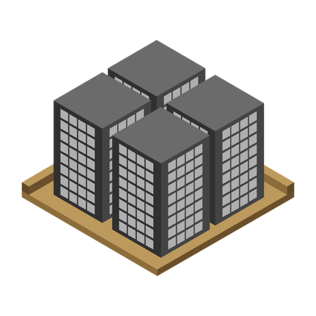 超高層ビル  イラスト