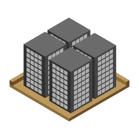 超高層ビル  イラスト