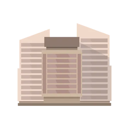 Skyscraper Building  Illustration