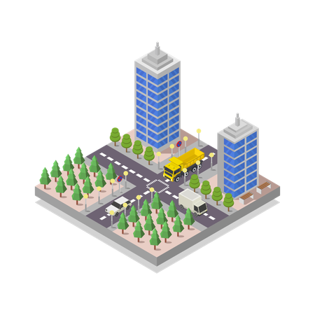 Skyscraper  Illustration