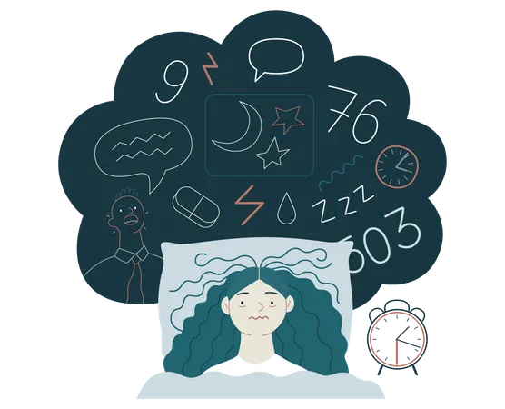 Sleep Disorder Illustration