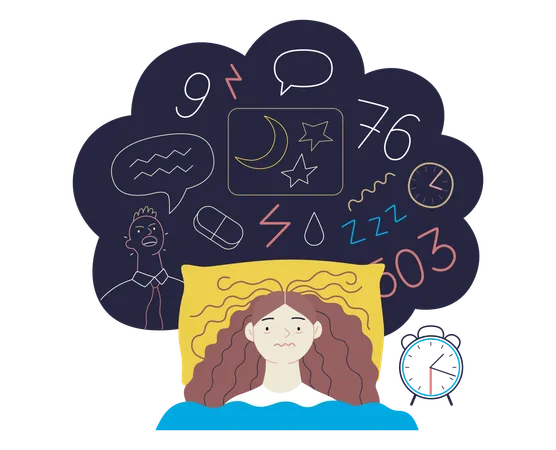 Sleep Disorder  Illustration