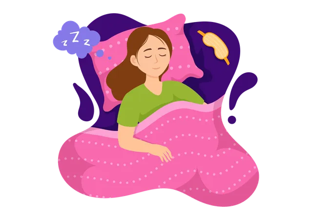 Sleep Health Awareness  Illustration