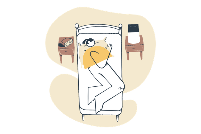 Sleeping  Illustration