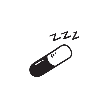 Sleepy Capsule  Illustration