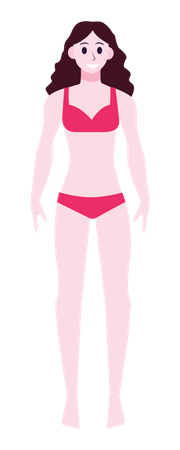 Slim Woman Illustration