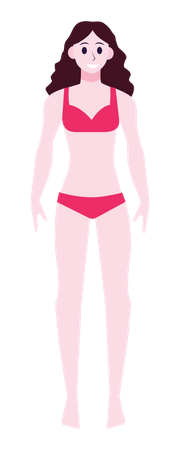 Slim Woman  Illustration