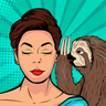 free sloth illustrations