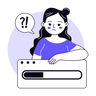 page loading illustration free download