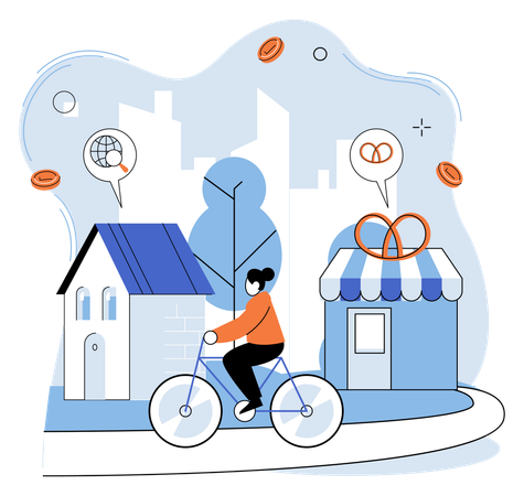 Small business hinges on effective marketing strategies and consumer engagement  Illustration