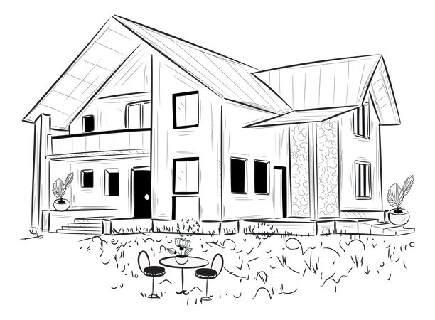 Small House  Illustration