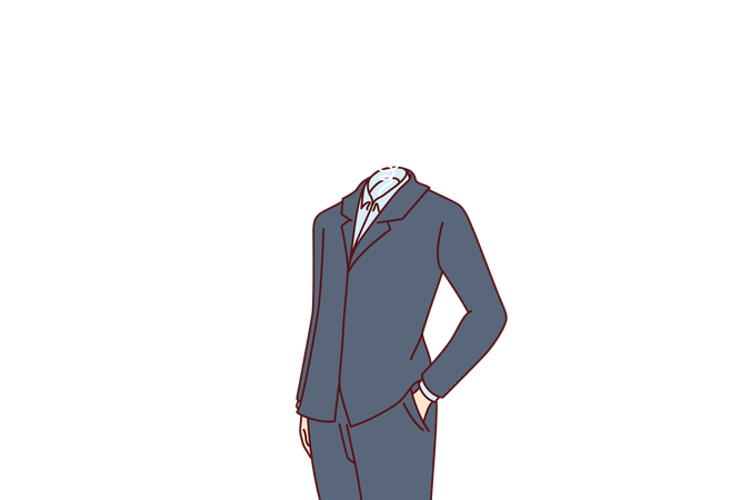 Smart businessman  Illustration
