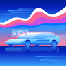 illustrations for smart car