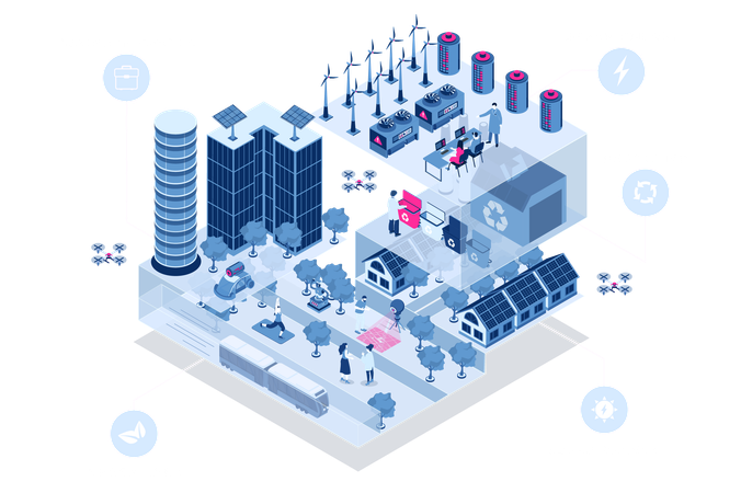 Smart City  Illustration