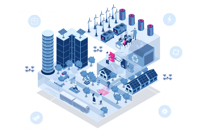 Smart City  Illustration