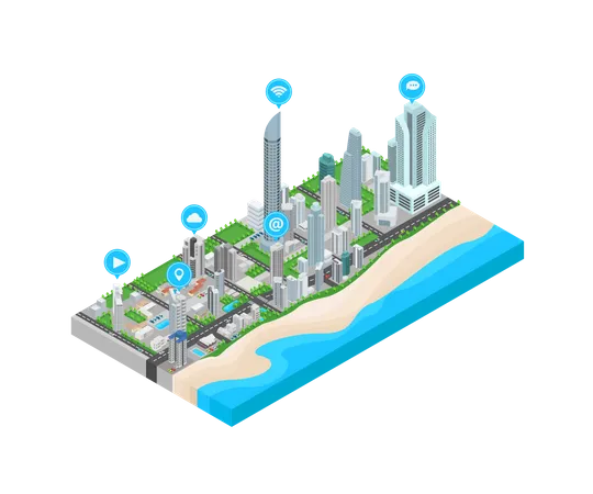 Smart City  Illustration