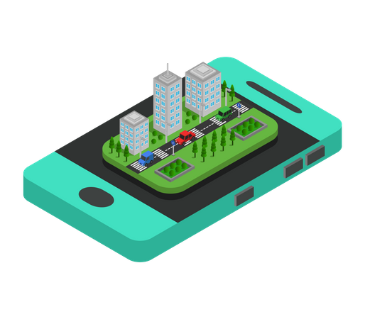 Smart city  Illustration