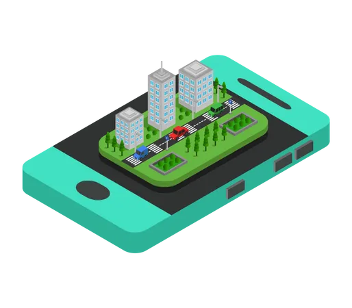 Smart city  Illustration