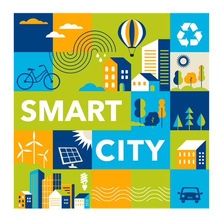 Smart city  Illustration