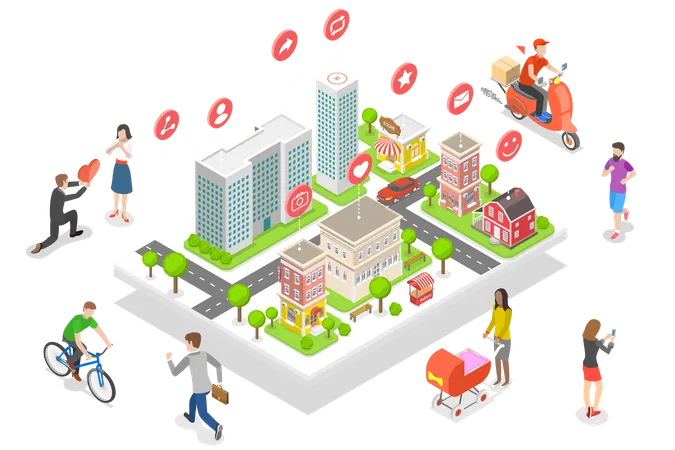 Smart City  Illustration