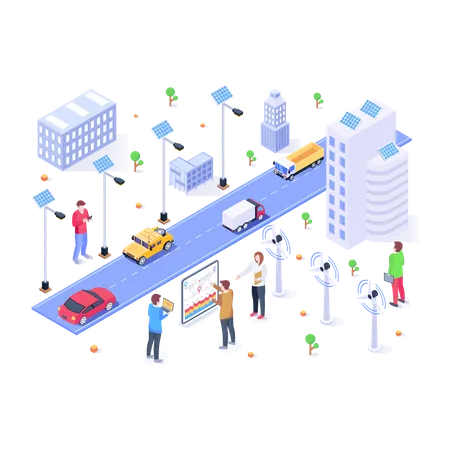 Smart City  Illustration