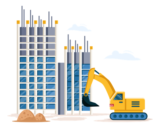 Smart Construction Illustration